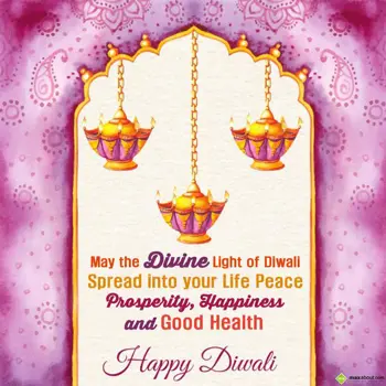 Diwali Greetings Wishes: May the Divine Light