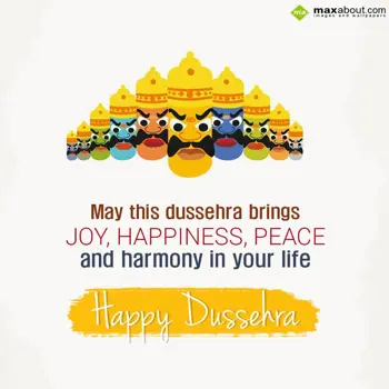 Dussehra Wishes: May this dussehra br