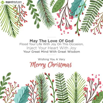 Christmas Quotes Wishes: May The Love Of God,