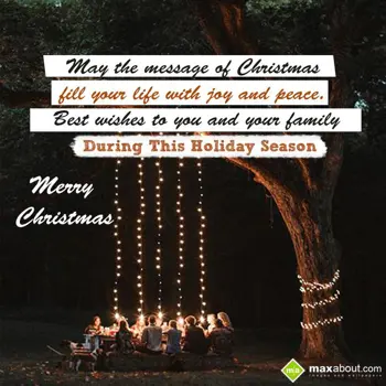 Christmas Wishes Wishes: May the message of C