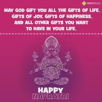 Navratri Wishes: May God gift you all