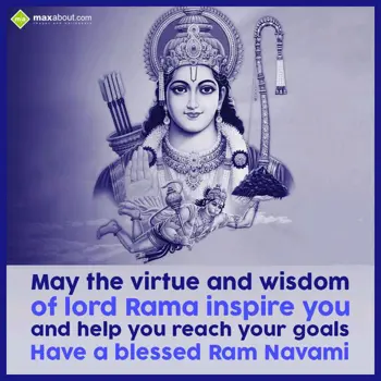 Ram Navami Wishes: May the virtue and w