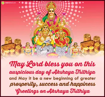 Akshaya Tritiya Wishes: May lord bless you o