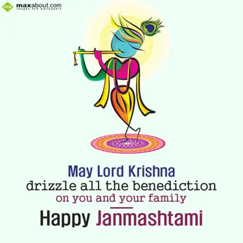 Janmashtami Wishes: May lord Krishna dri