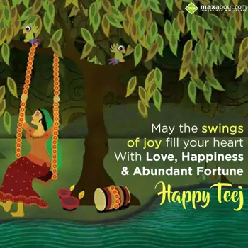 Teej Wishes: May the swings of jo