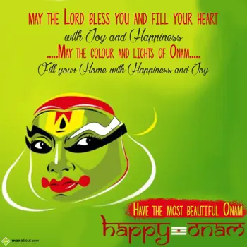 Onam Wishes: May the Lord bless y