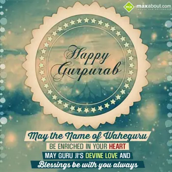 Gurpurab Wishes Wishes: May The Name Of Wahe