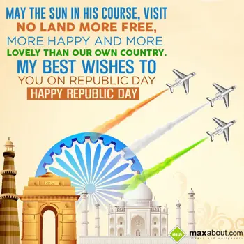 Republic Day Greetings Wishes: May The Sun In His C