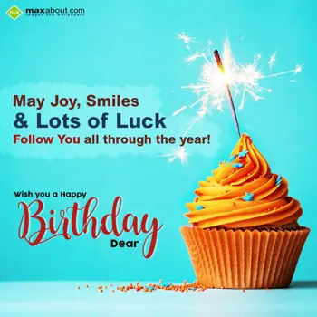 Happy Birthday Greetings Wishes: May Joy, Smiles and 