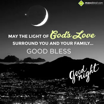 Good Night Wishes: May the light of God