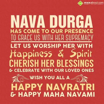 Maha Navami Wishes: Nava Durga Has Come 