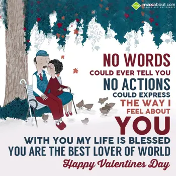 Valentine Day Wishes: No words could ever 