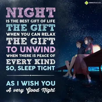 Good Night Wishes: Night is the best gi