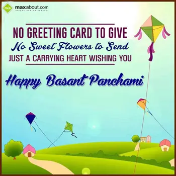 Basant Panchami Wishes: No greeting card to 