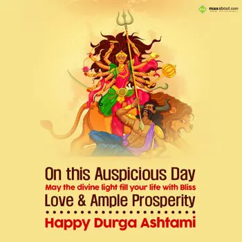 Durga Ashtami Wishes: On this Auspicious d