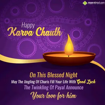 Karwa Chauth Wishes: On this blessed nigh