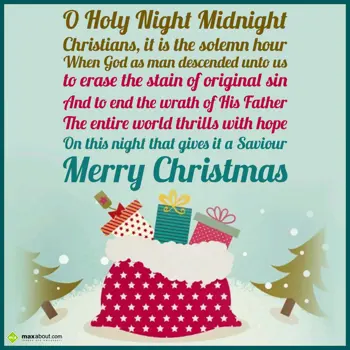 Christmas Quotes Wishes: O Holy Night Midnigh