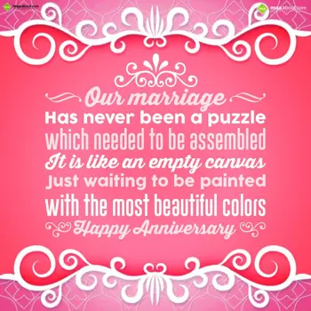 Anniversary Wishes: Our marriage has nev