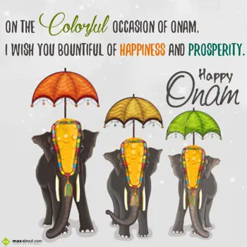 Onam Wishes: On the colorful occa