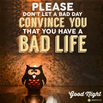 Good Night Wishes: Please don't let a b