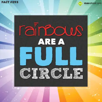 Facts Wishes: Rainbows are a full 