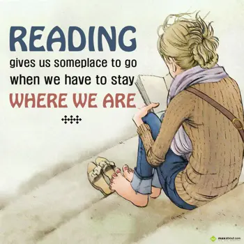 Quotes Wishes: Reading gives us som