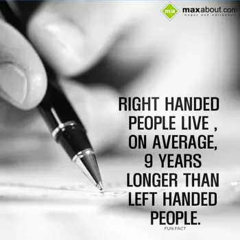 People Facts Wishes: Right handed people 