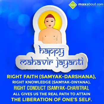 Mahavir Jayanti Wishes: Right Faith (Samyak-