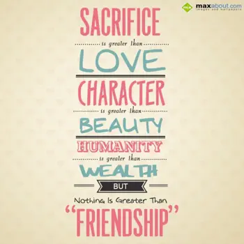 Best Friends Wishes: Sacrifice is greater