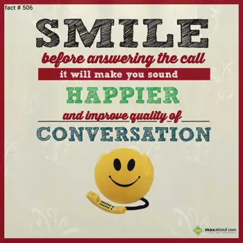 Facts Wishes: Smile before answeri