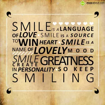 Smile Wishes: Smile is a language 