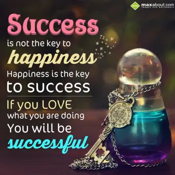 Inspirational Quotes Wishes: Success is not the k