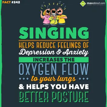 Facts Wishes: Singing helps reduce