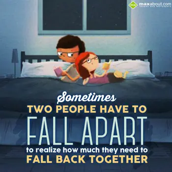 Break Up Wishes: Sometimes two people