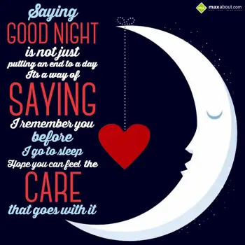 Good Night Wishes: Saying good night is