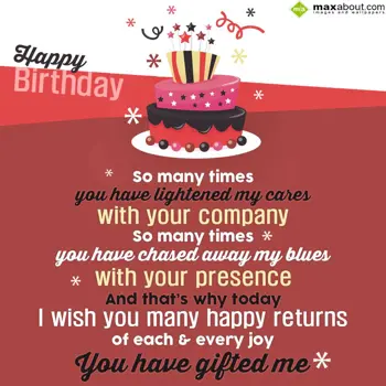 Birthday Wishes: Happy Birthday! So m