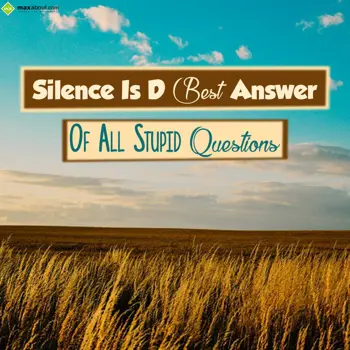 Life Wishes: Silence is the best 