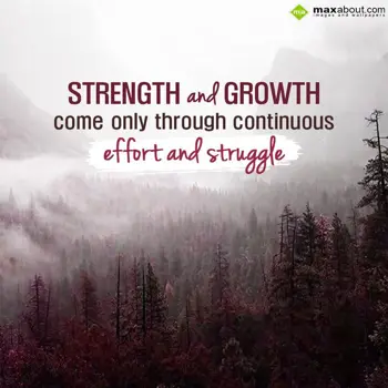 Motivational Wishes: Strength and growth 