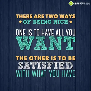 Attitude Wishes: There are two ways o