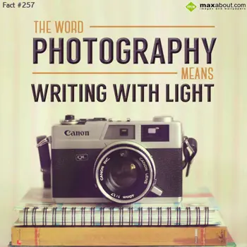 Miscellaneous Facts Wishes: The word PHOTOGRAPHY