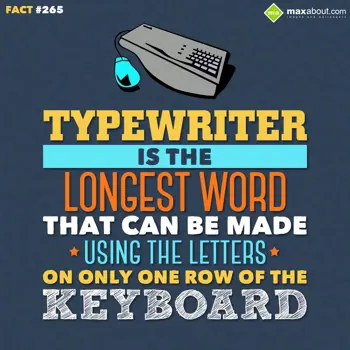 Human Body Facts Wishes: TYPEWRITER is the lo