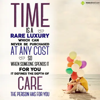 Caring Wishes: Time is a rare luxur