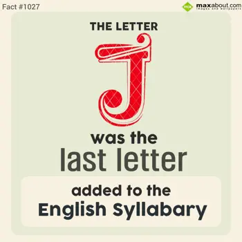 Facts Wishes: The letter 'J' was t