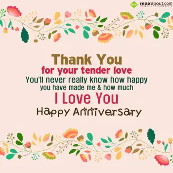 Anniversary Wishes: Thank You for your t