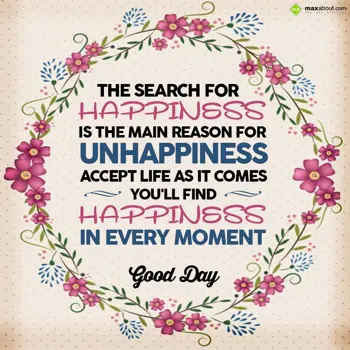 Good Day Wishes: The search for happi