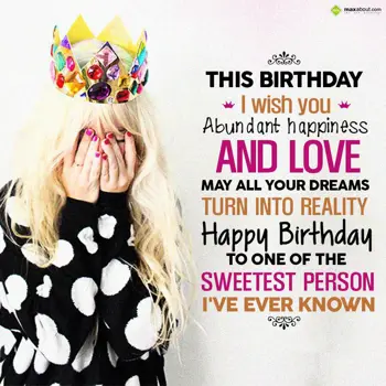 Birthday Wishes: This birthday I wish