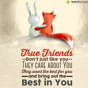 Caring Wishes: True friends don't j