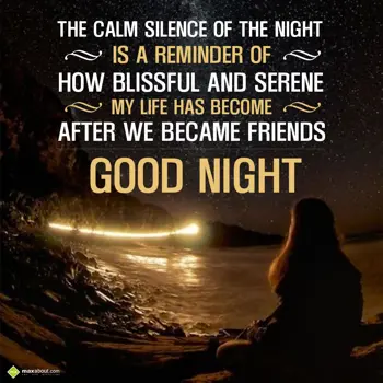 Good Night Wishes: The calm silence of 