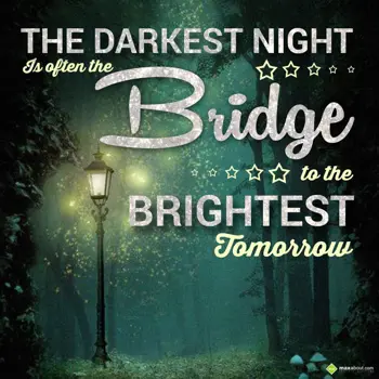 Quotes Wishes: The darkest night is