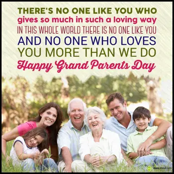 Grandparents Day Wishes: There's no one like 